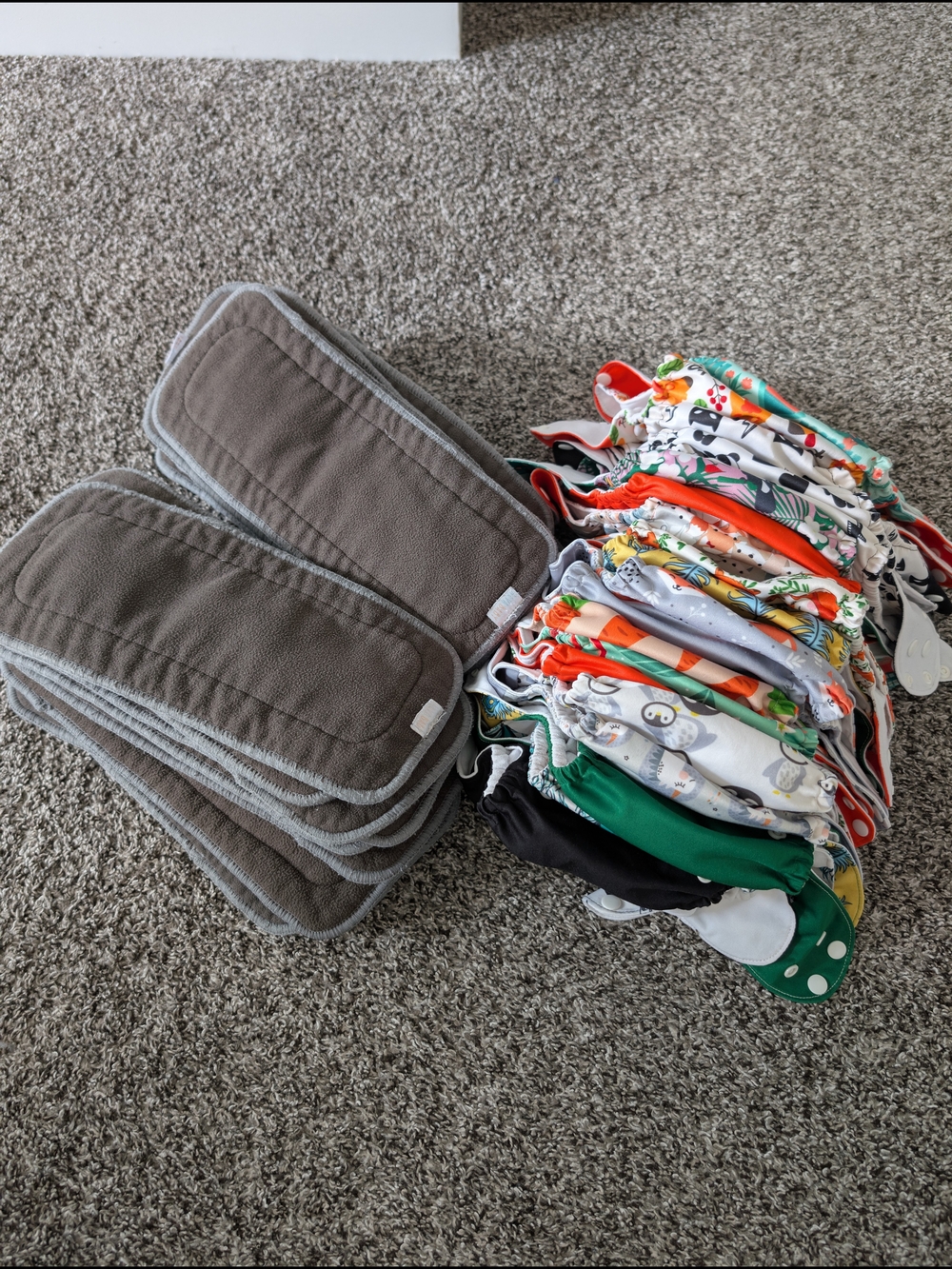 Cloth Diaper Inserts & Multi Patterned Covers